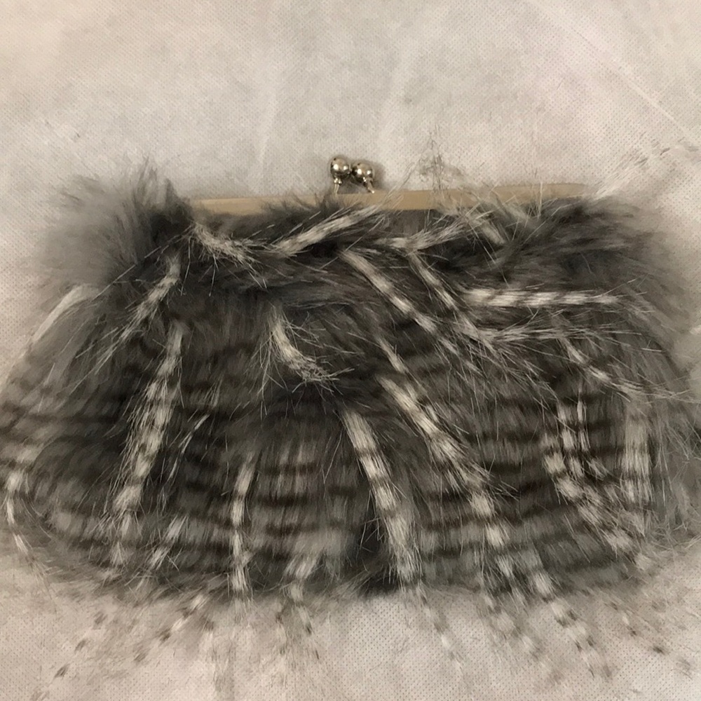 Beautiful Feather Clutch